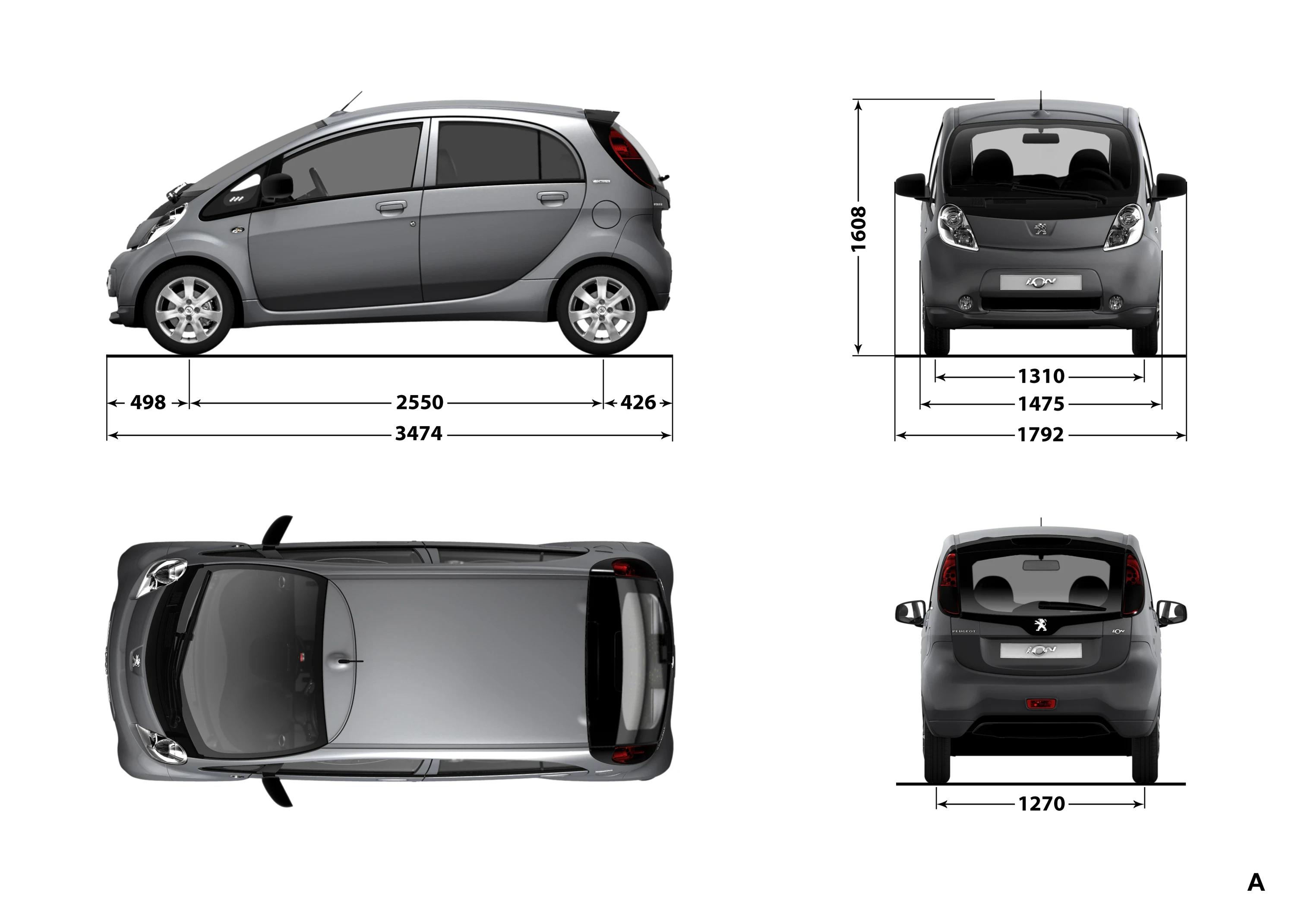 Peugeot iOn 14.5 kWh technology view