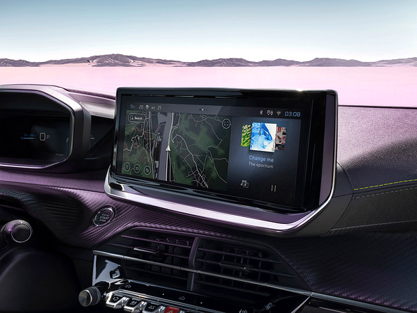 Peugot E-2008 screens view