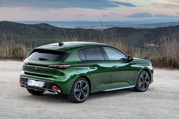 Peugot E-308 exterior view