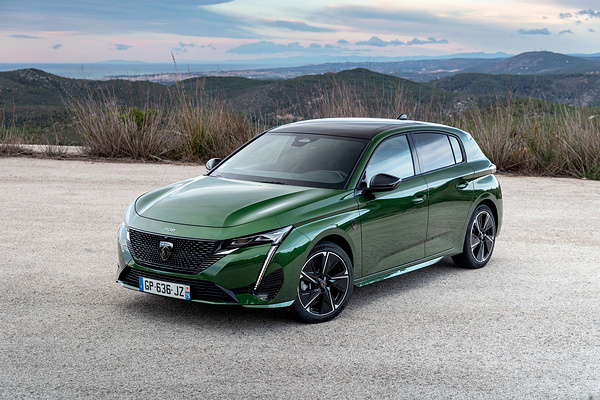 Peugot E-308 exterior view