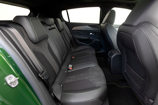 Peugot E-308 secondrowseats view