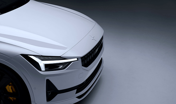 Polestar 2 Long Range Single Motor headlights view
