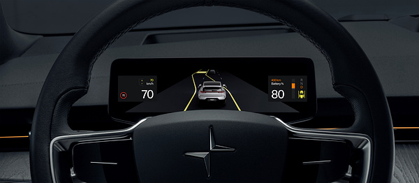 Polestar 3 Long Range Single Motor screens view