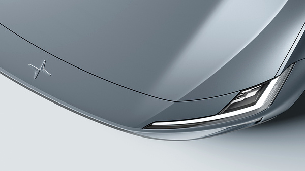 Polestar 4 Long range Dual motor headlights view