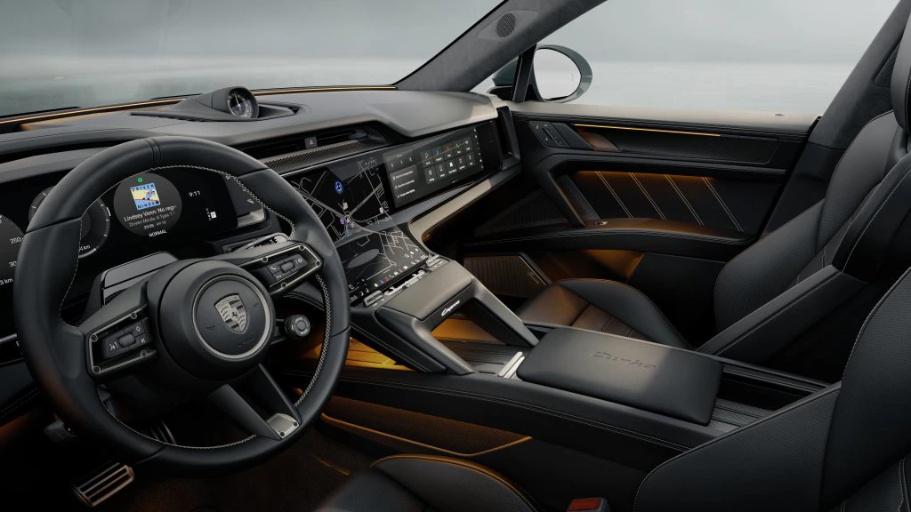 Porsche Cayenne Turbo interior view