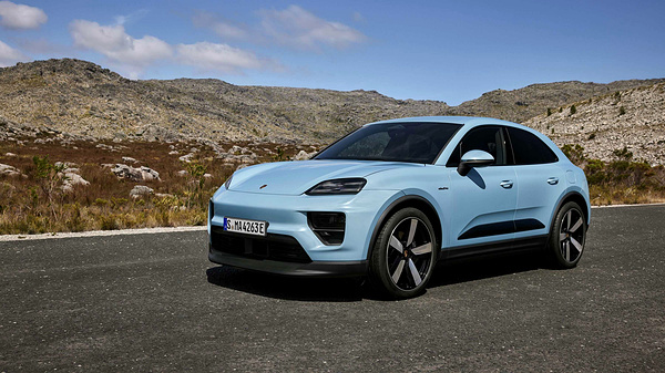 Porsche Macan electric vehicle model