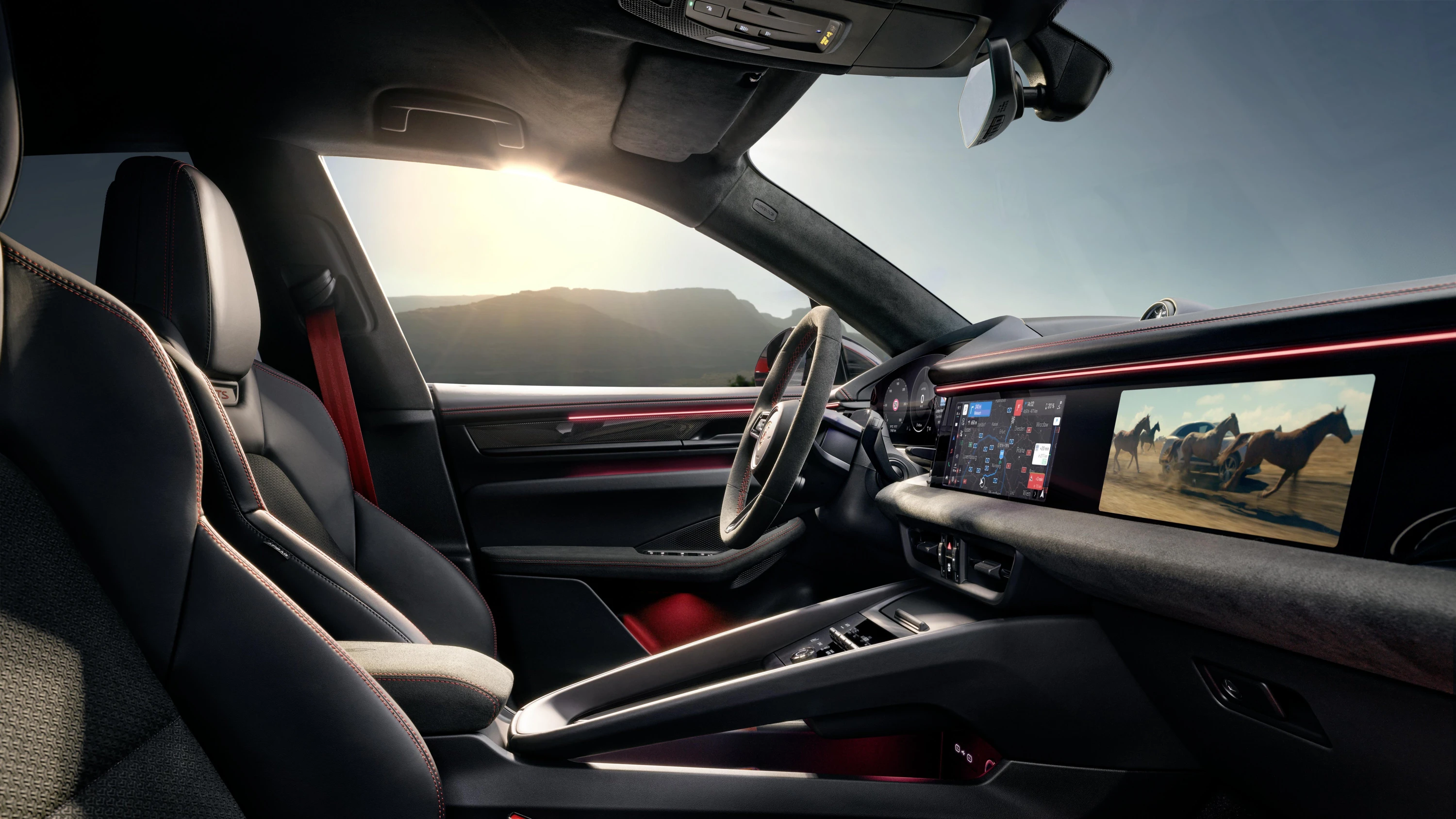 Porsche Macan GTS interior view