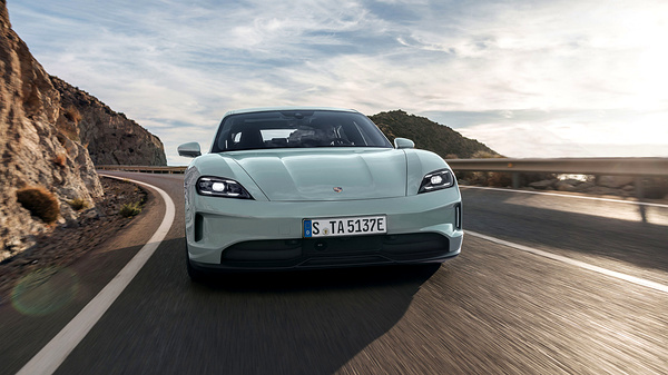 Porsche Taycan electric vehicle model