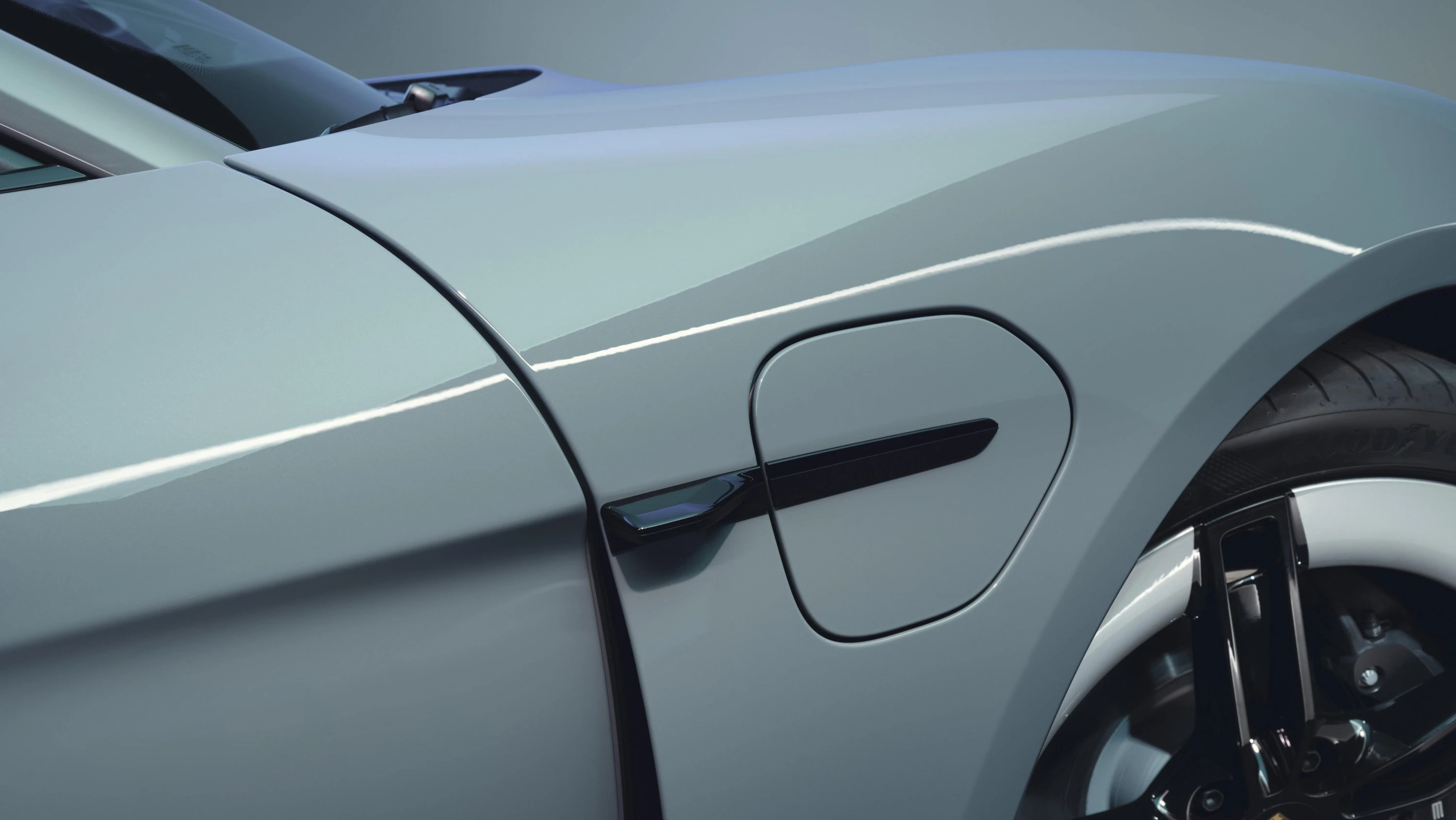 Porsche Taycan 4 chargeport view