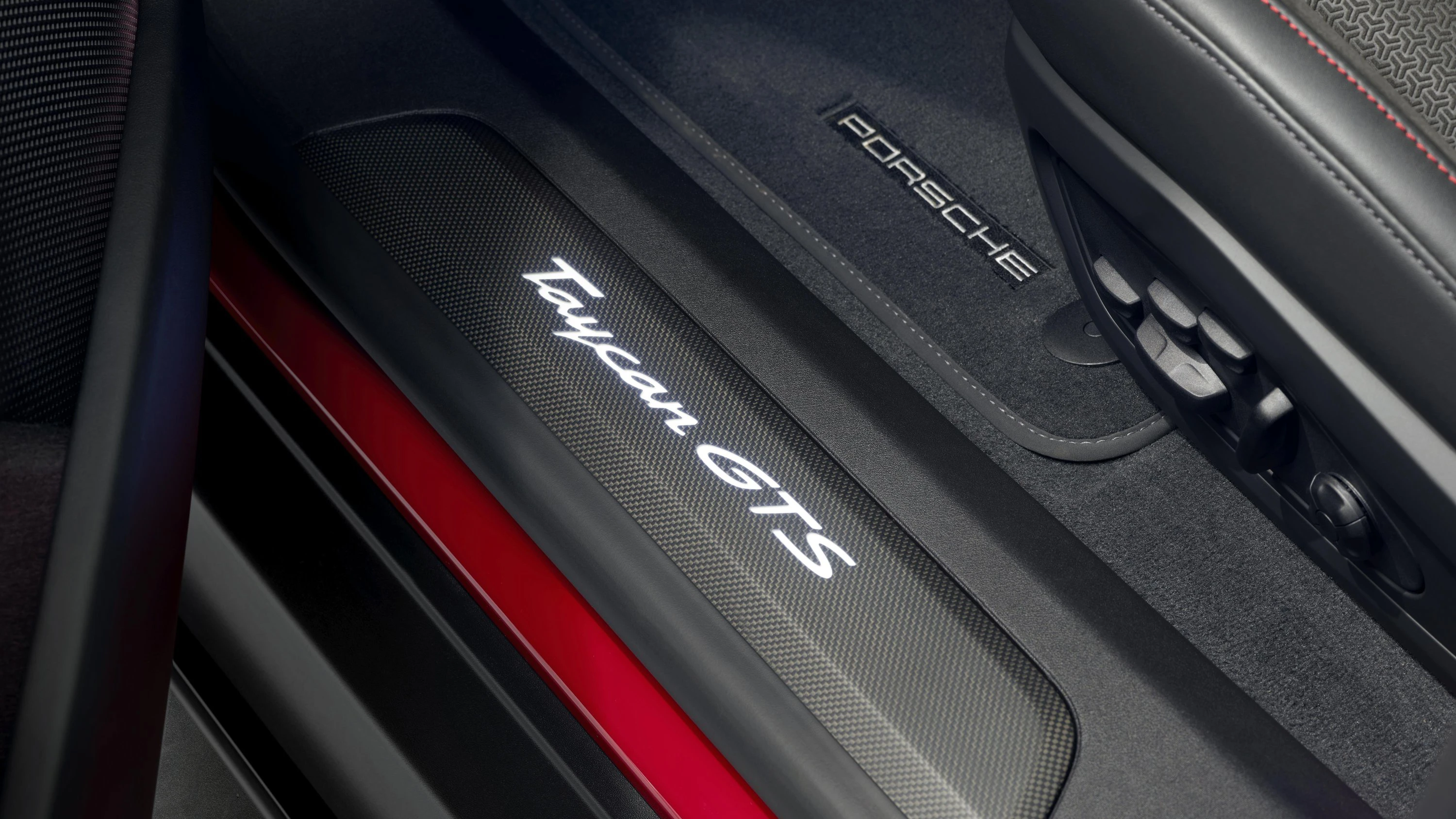 Porsche Taycan GTS details view