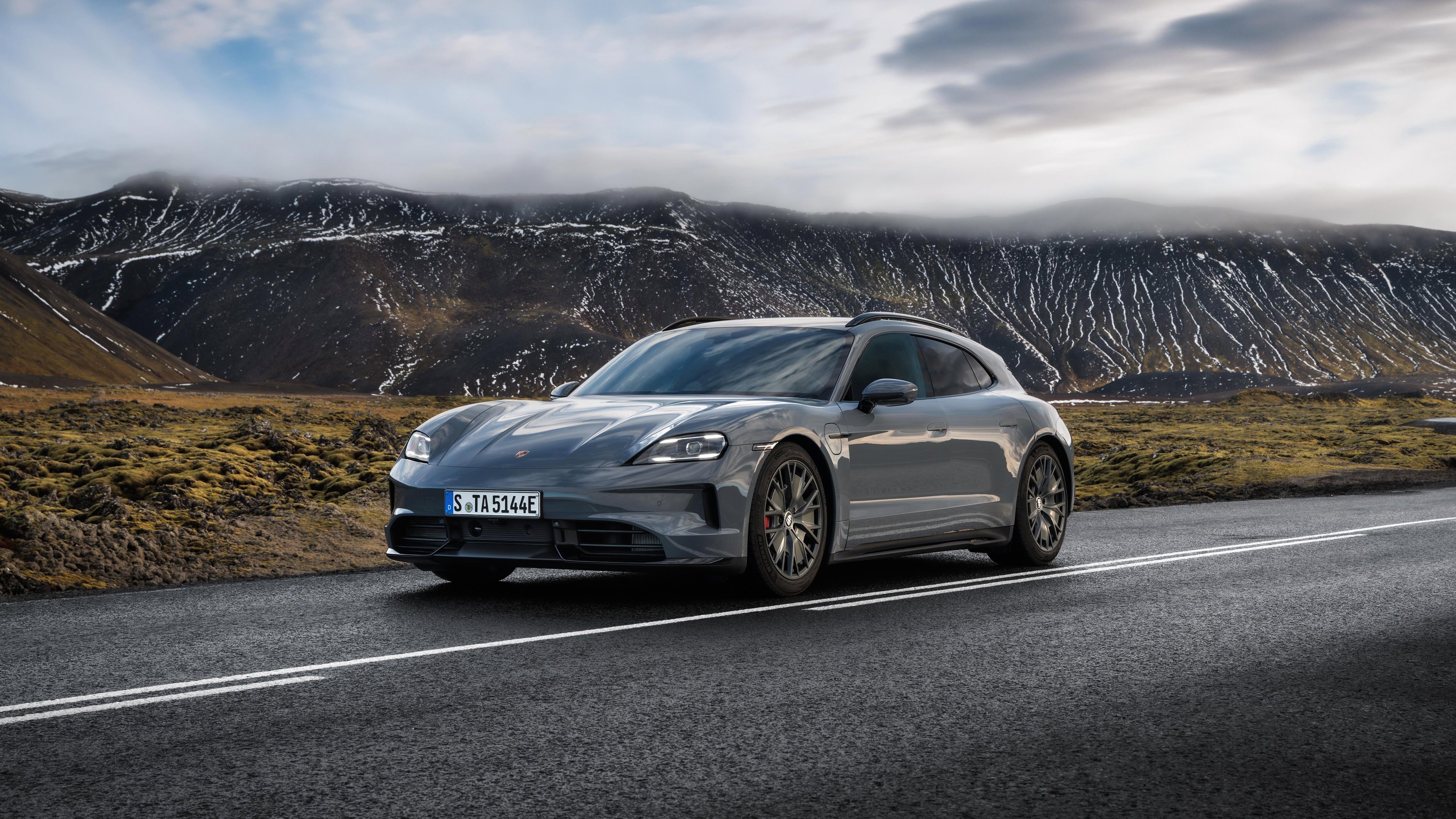 Porsche Taycan GTS Sport Turismo electric vehicle variant