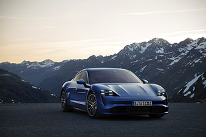 Porsche Taycan Turbo electric vehicle