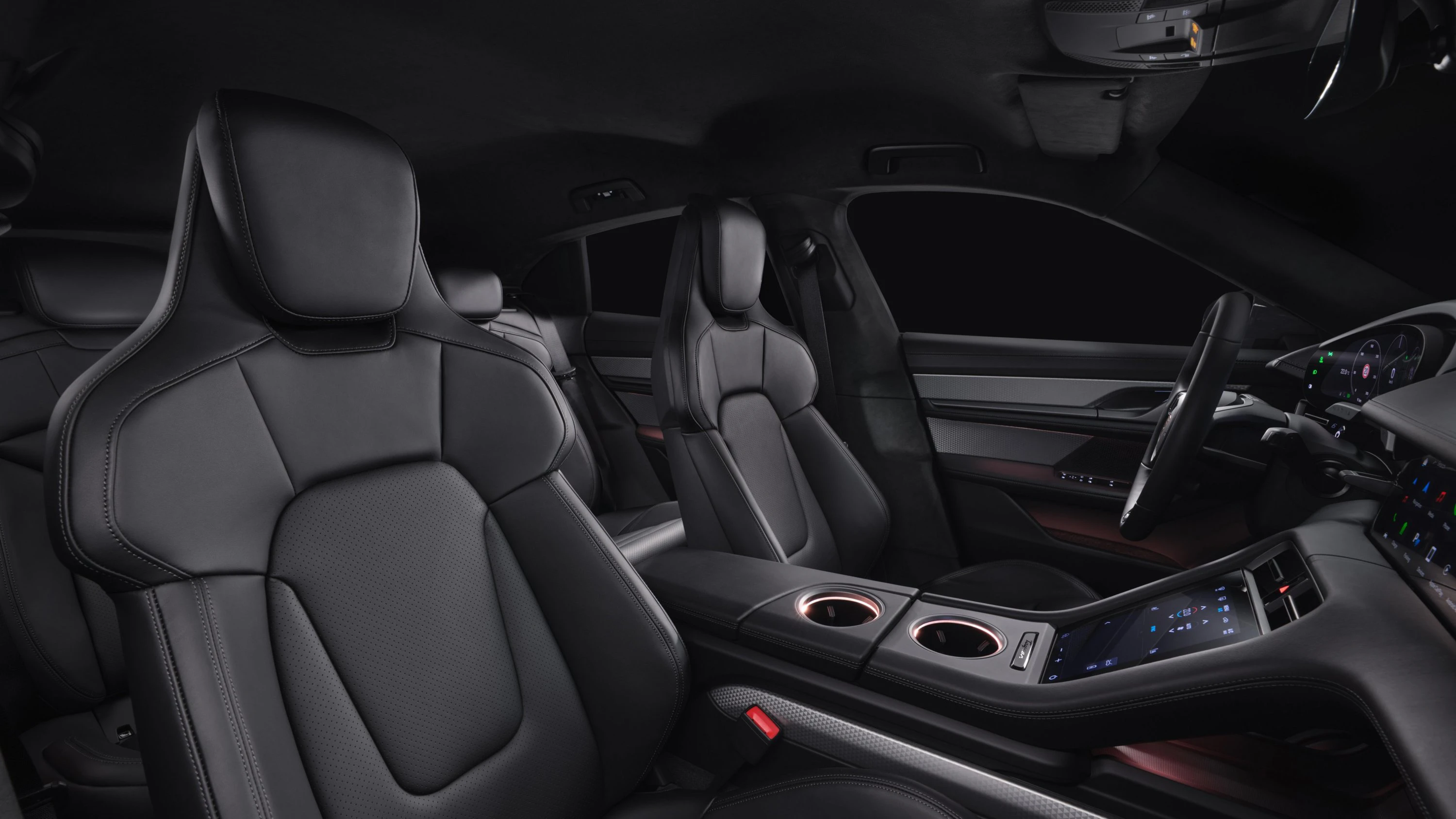 Porsche Taycan Turbo Cross Turismo interior view