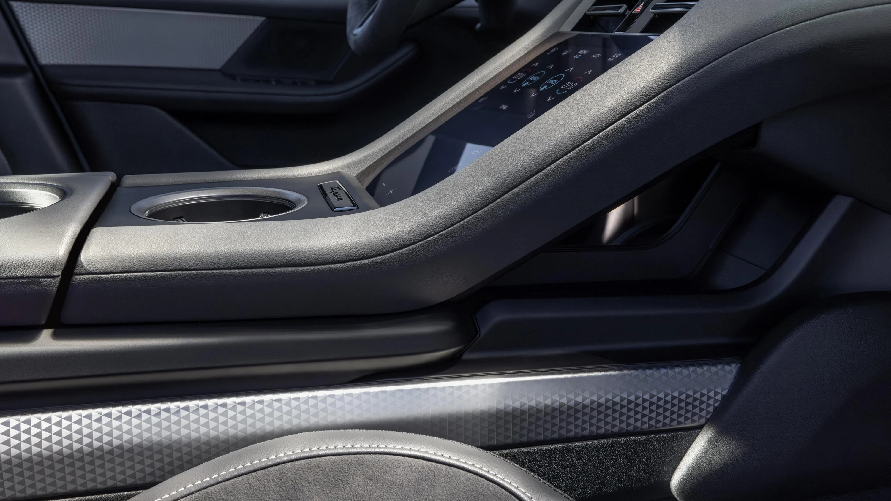 Porsche Taycan Turbo S interior view