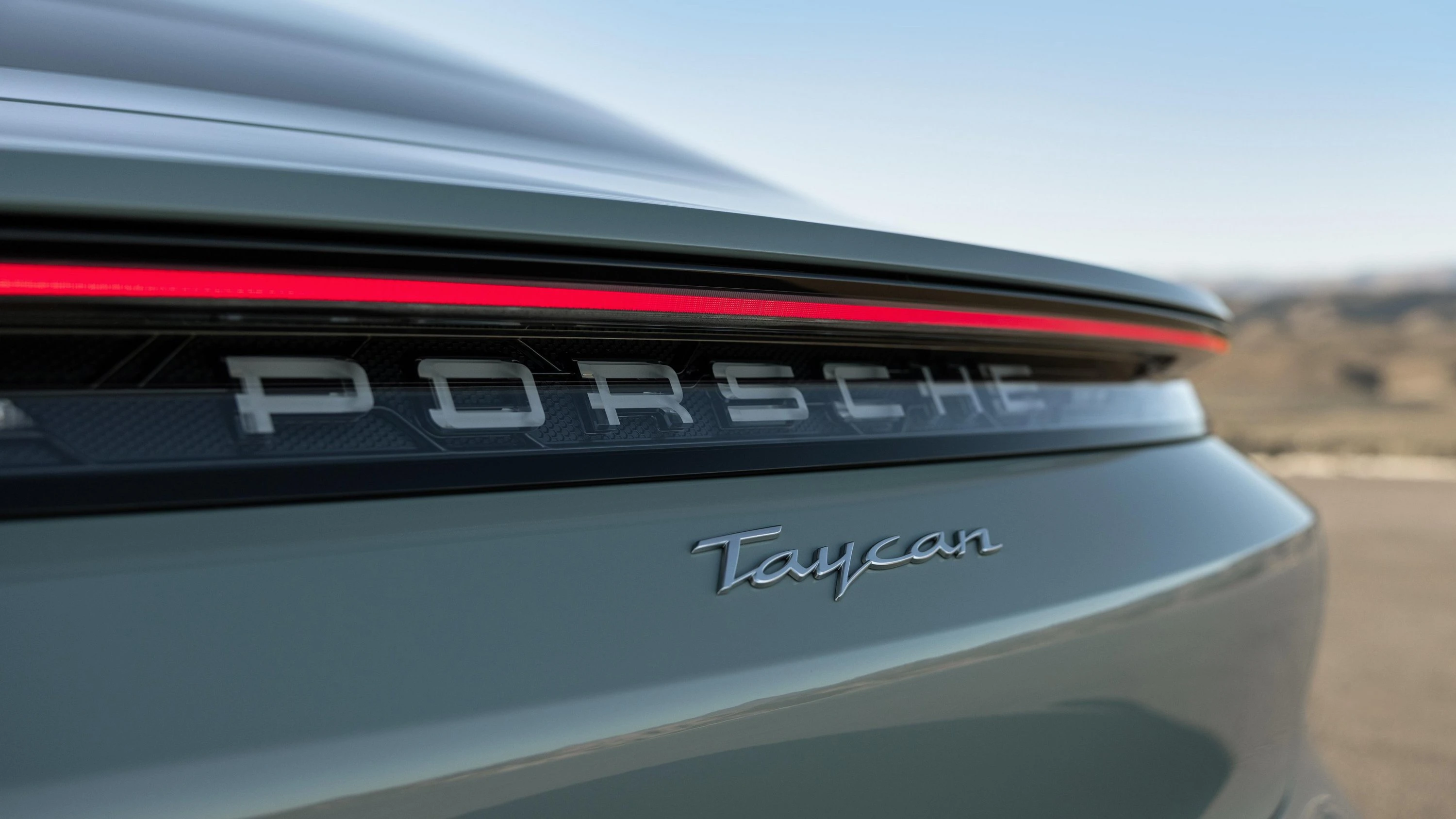 Porsche Taycan Turbo S details view