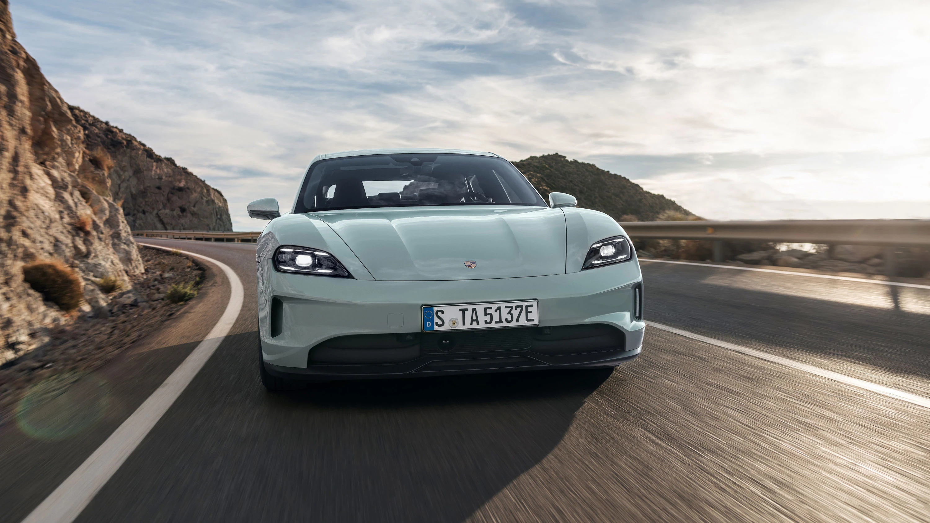 Porsche Taycan Turbo S electric vehicle