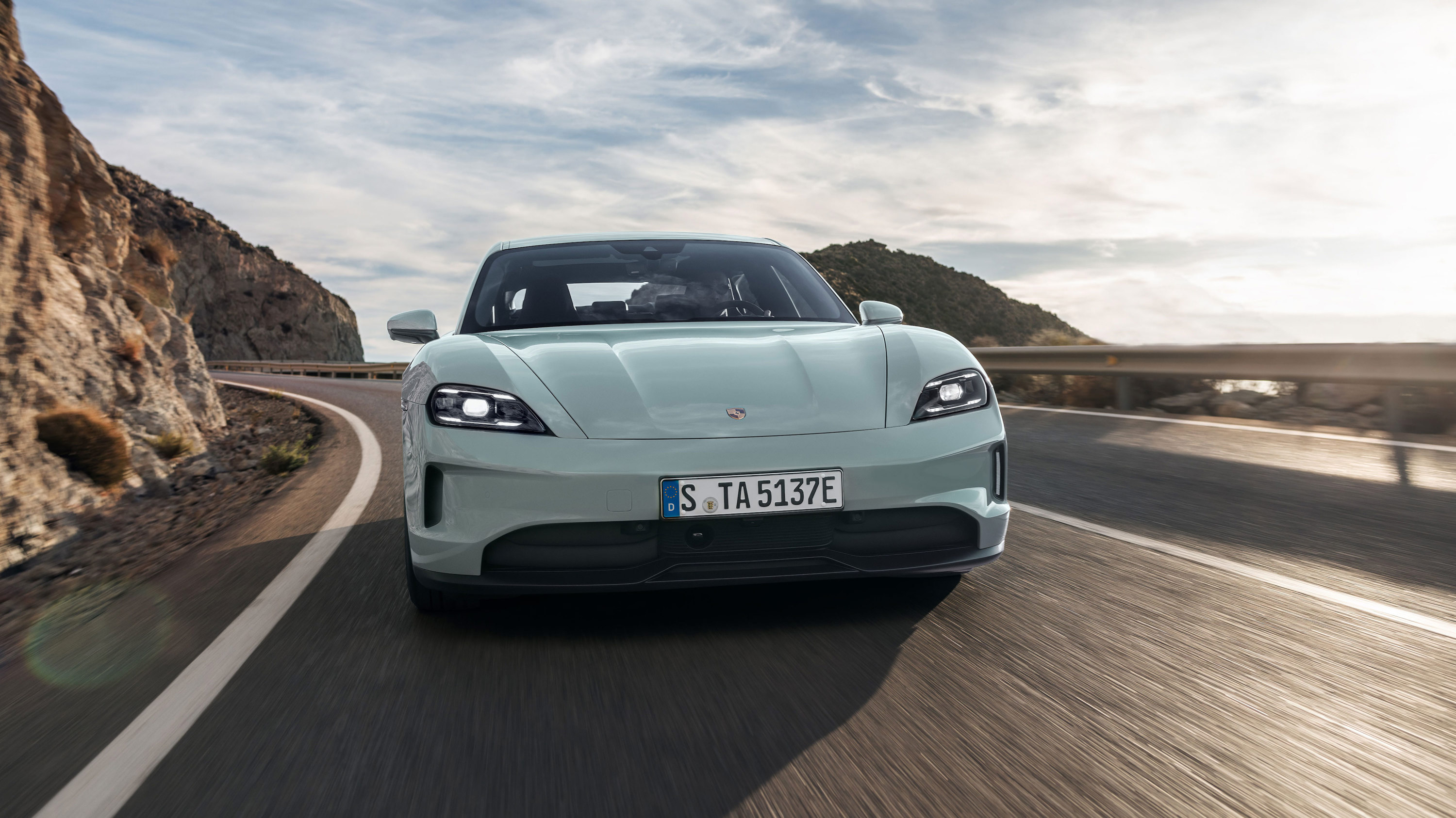 Porsche Taycan Turbo S electric vehicle variant