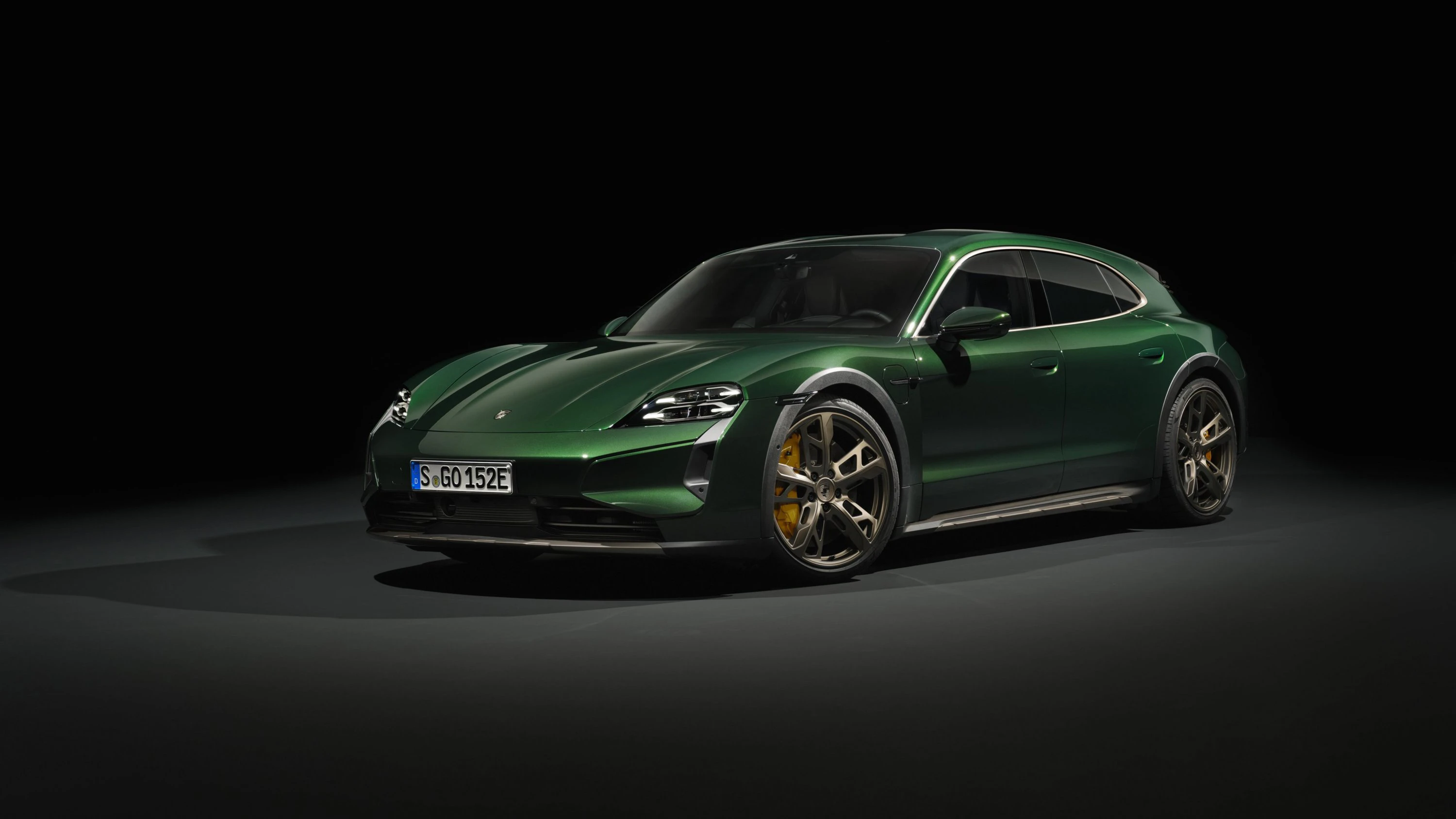 Porsche Taycan Turbo S Cross Turismo electric vehicle exterior