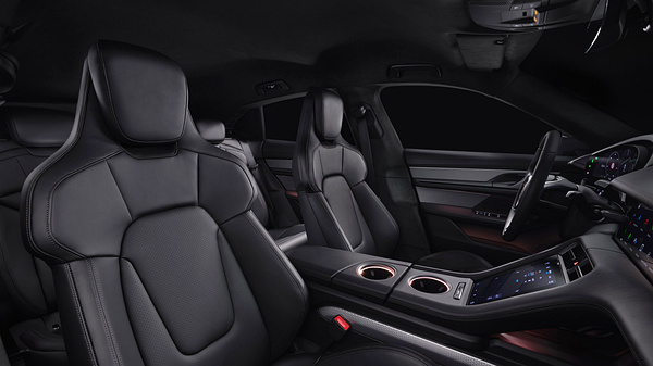 Porsche Taycan Turbo S Cross Turismo interior view