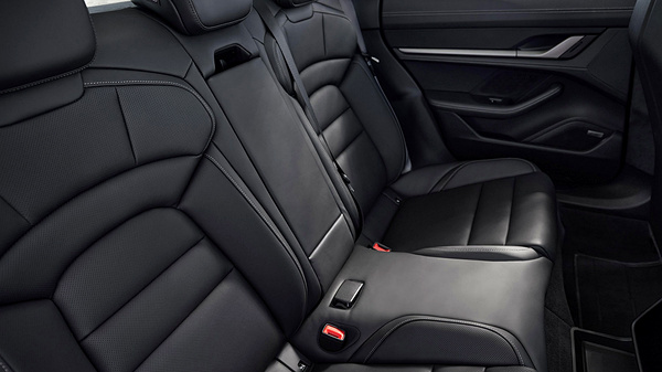 Porsche Taycan Turbo S Cross Turismo secondrowseats view