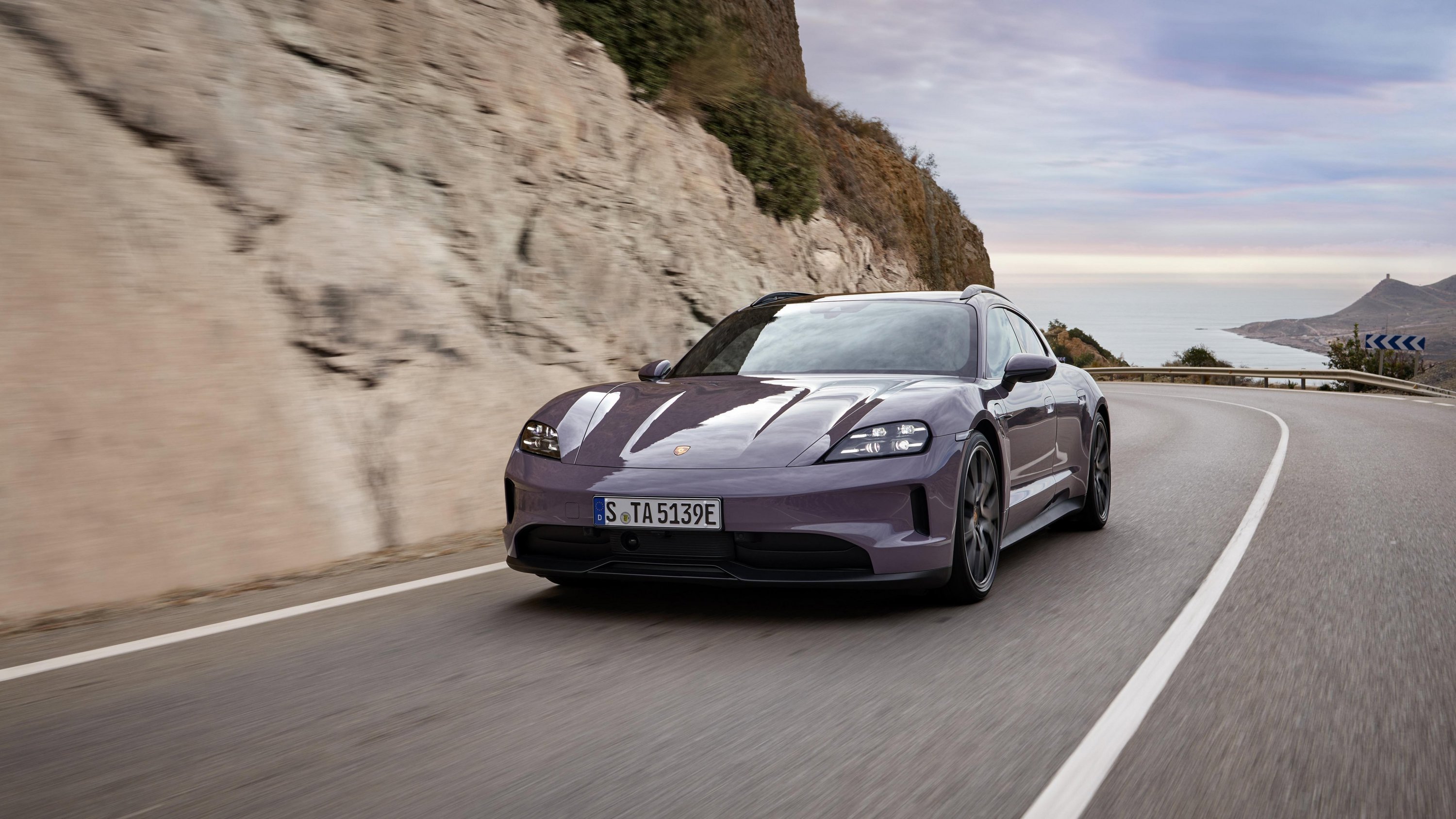 Porsche Taycan Turbo S Sport Turismo electric vehicle variant