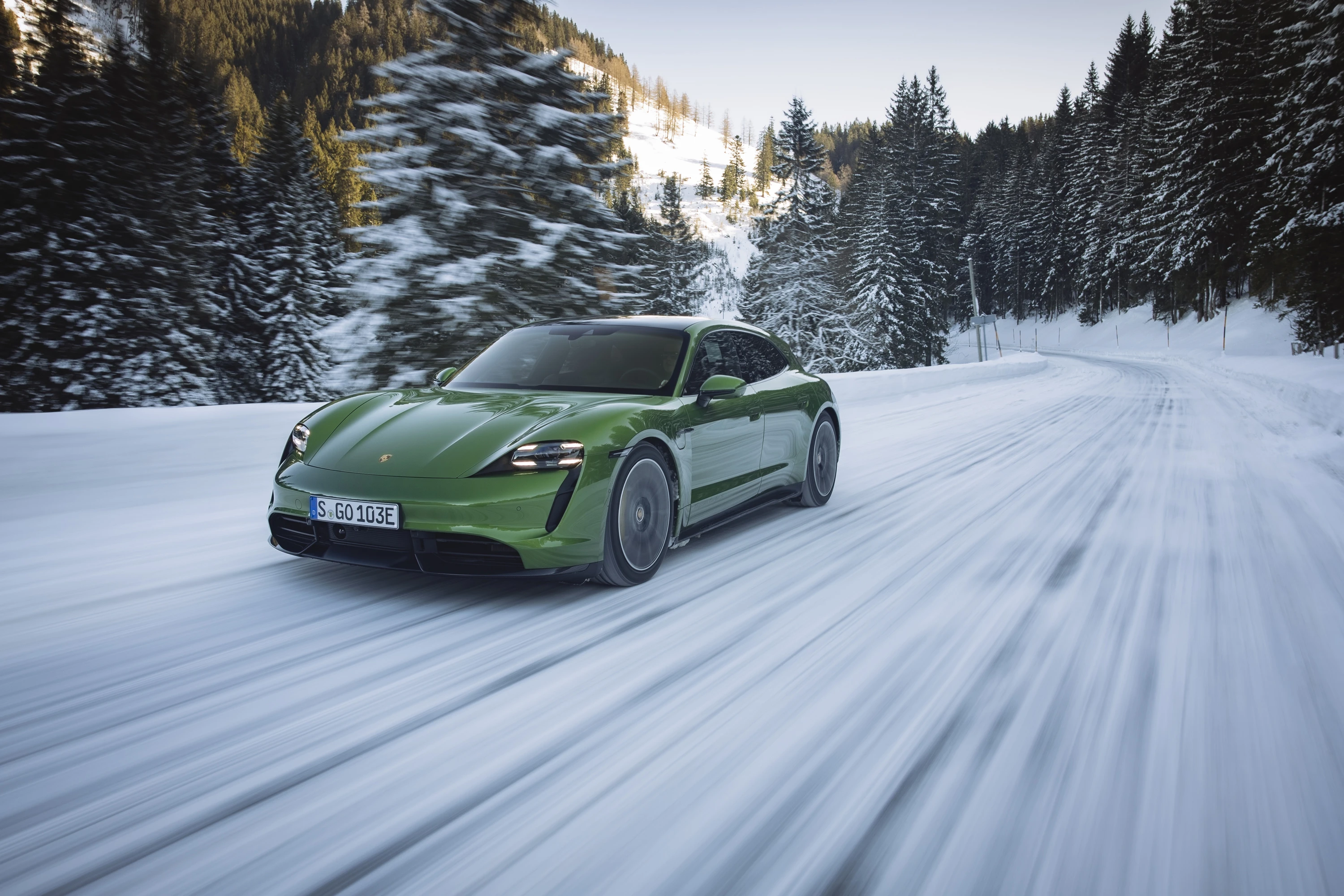 Porsche Taycan Turbo Sport Turismo electric vehicle