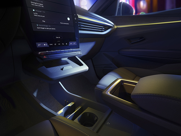 Renault Megane E-Tech Techno interior view