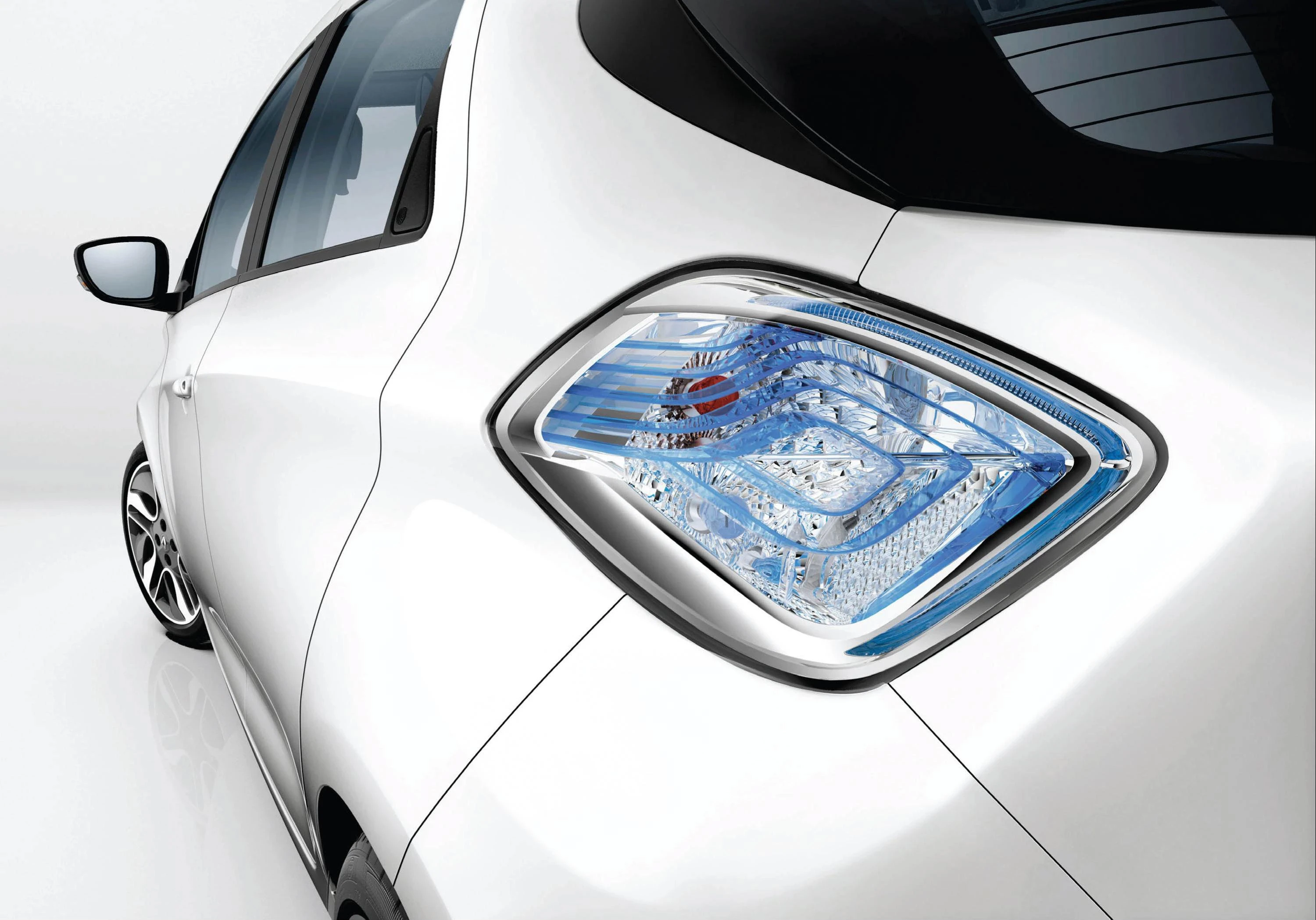 Renault ZOE R240 taillights view