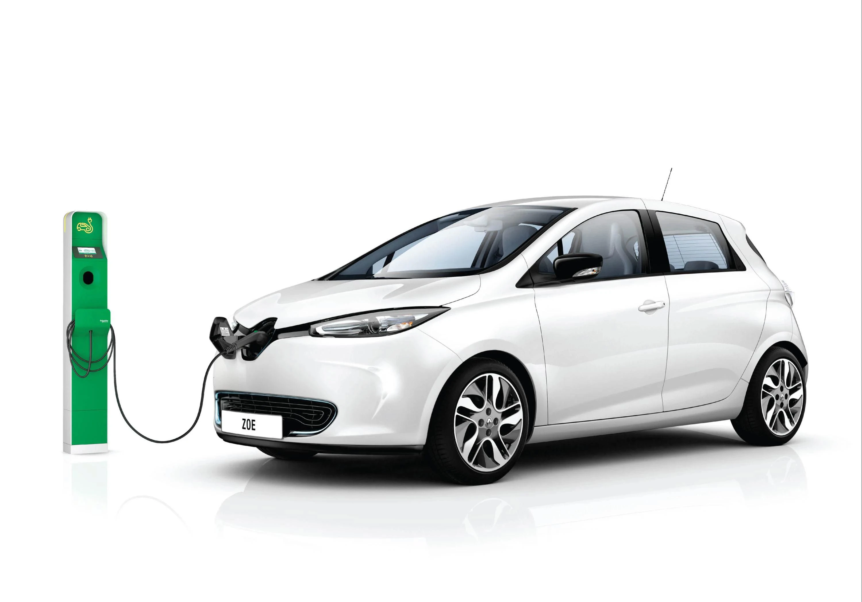 Renault ZOE R240 charging view