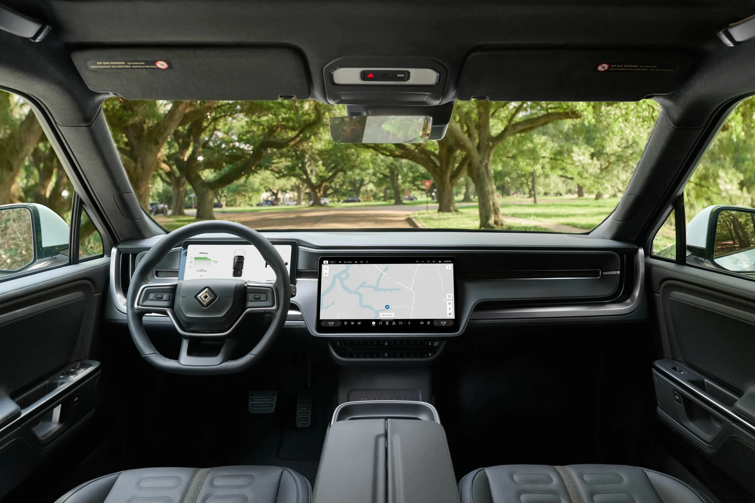Rivian R1S Performance Dual-Motor AWD MP interior view