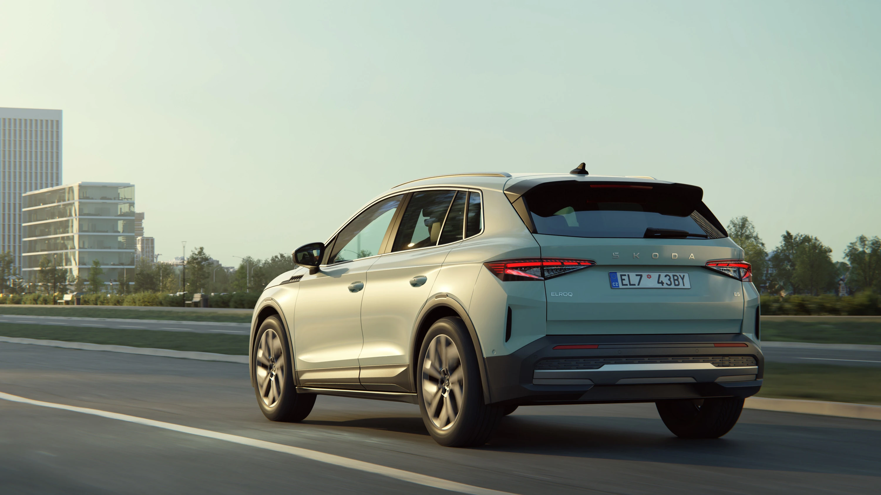 SKODA Elroq 85 exterior view