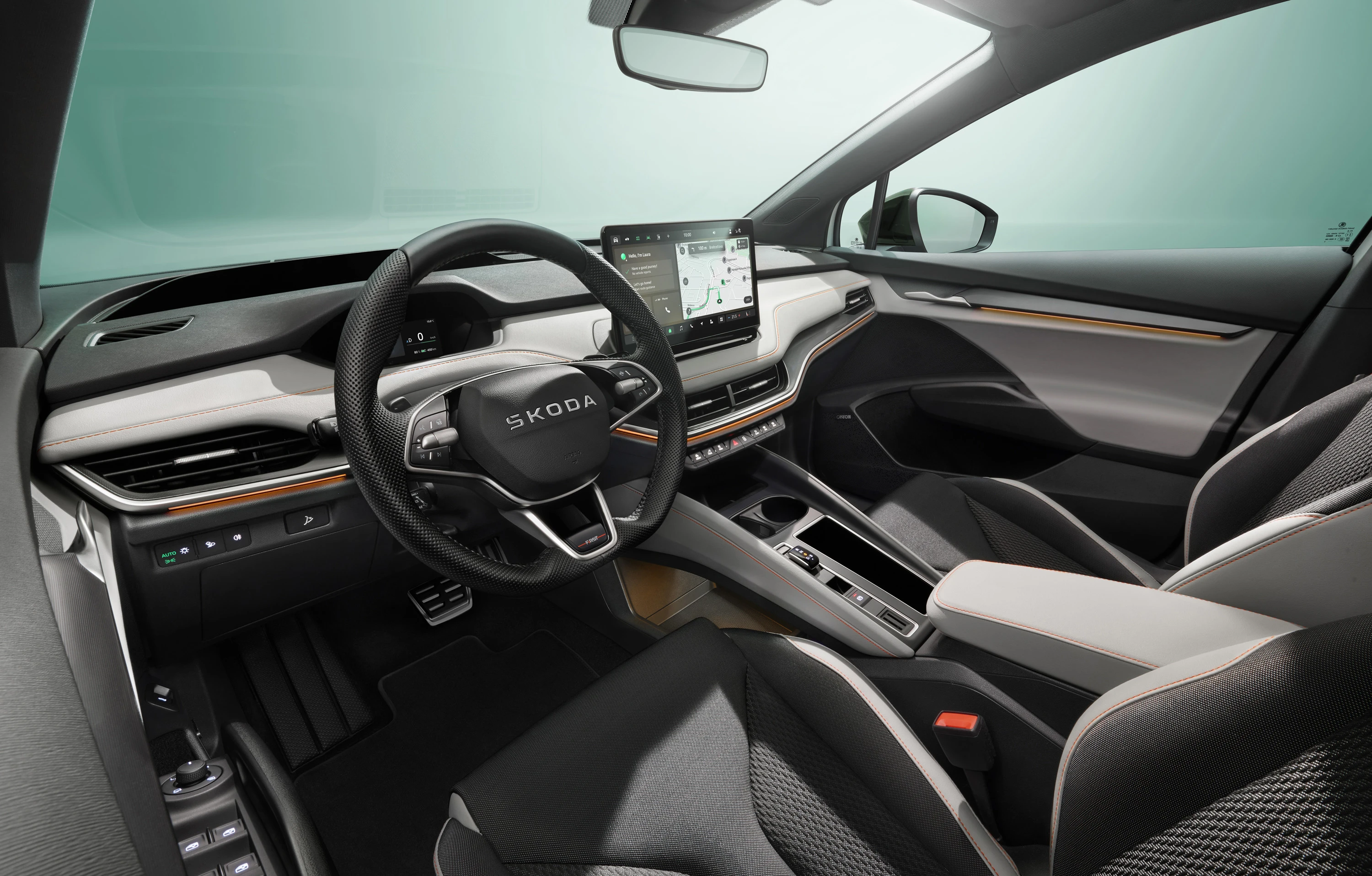 SKODA Elroq 85 interior view