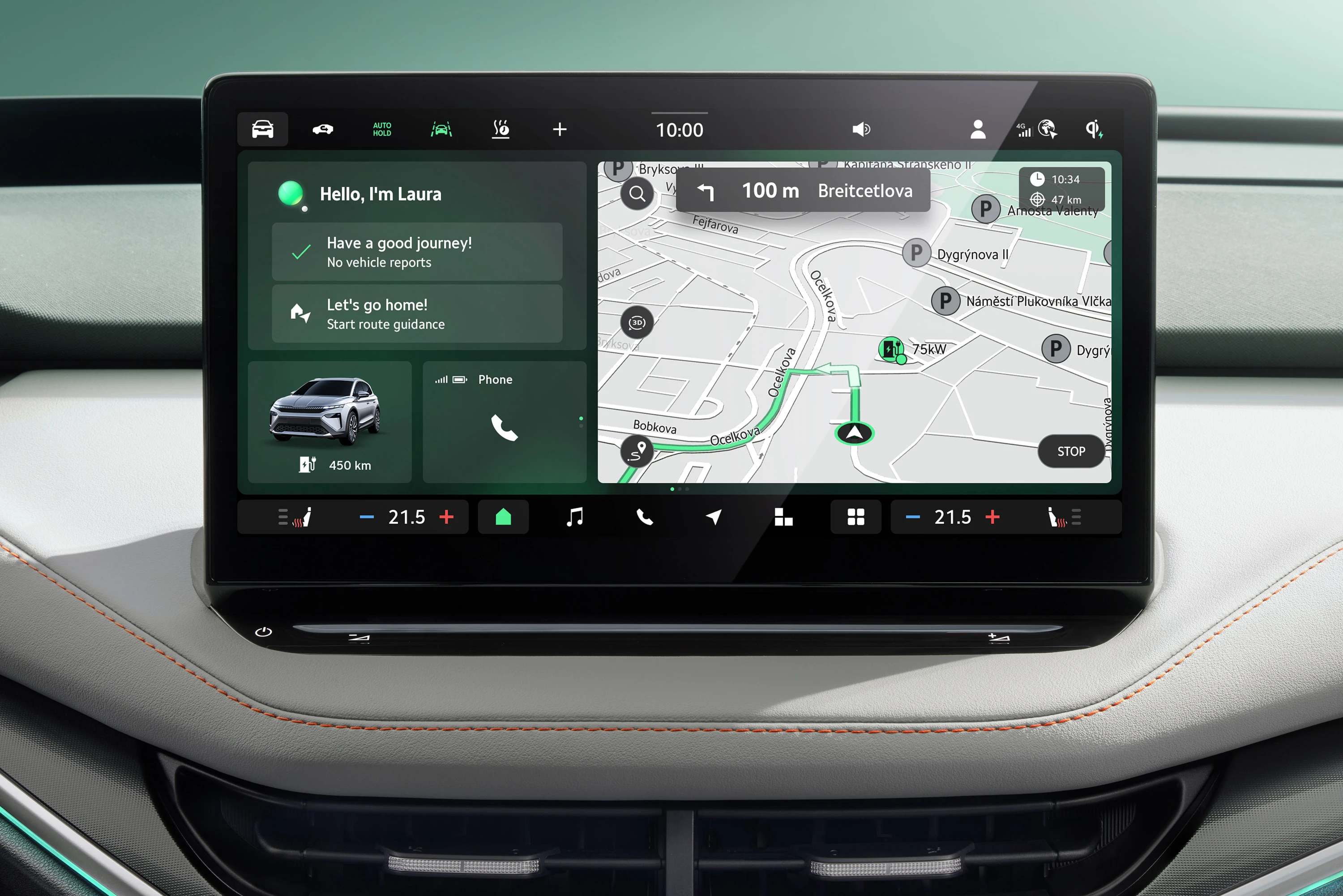 SKODA Elroq 85 screens view