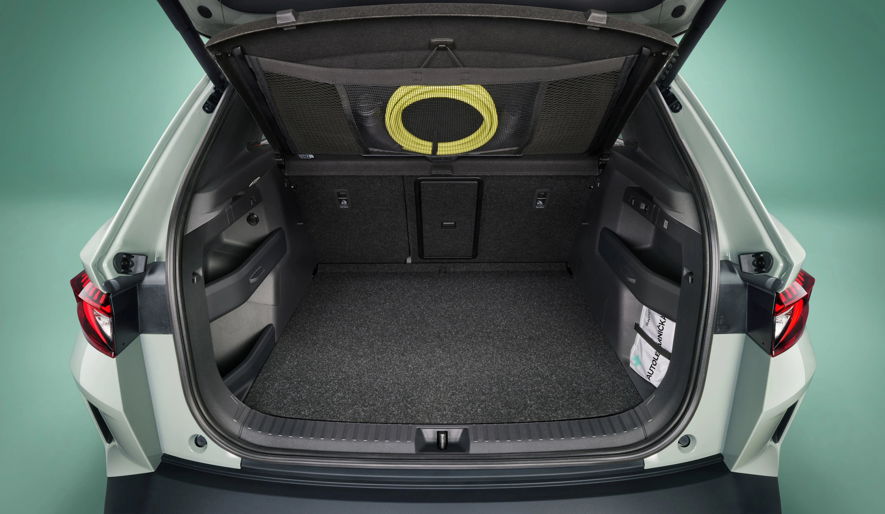 SKODA Elroq 85 trunk view