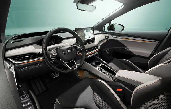 SKODA Elroq 85x interior view