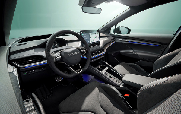 SKODA Elroq 85x interior view
