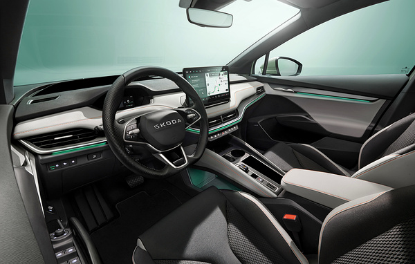 SKODA Elroq 85x interior view
