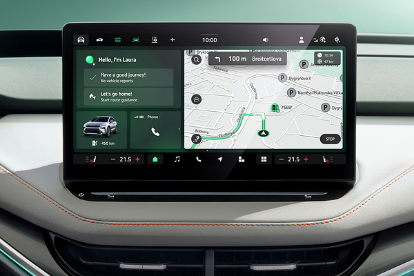 SKODA Elroq 85x screens view
