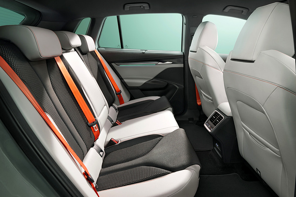 SKODA Elroq 85x secondrowseats view