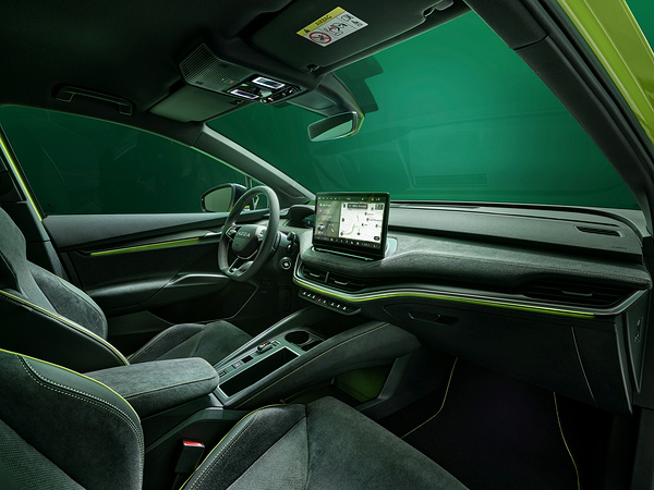 SKODA Elroq RS interior view