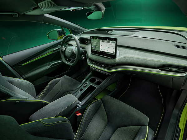 SKODA Elroq RS interior view
