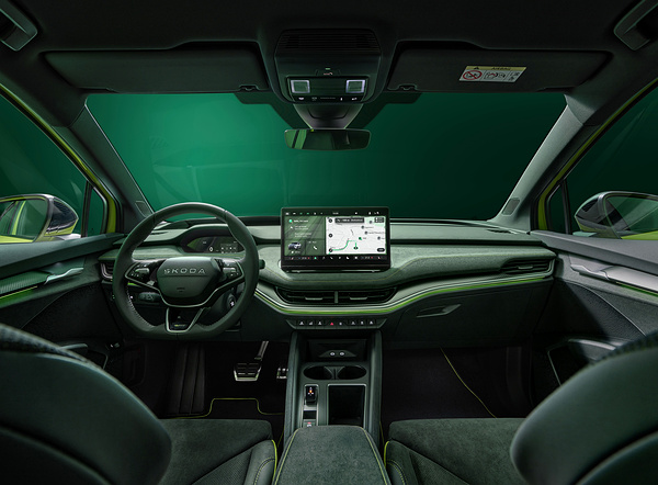 SKODA Elroq RS interior view