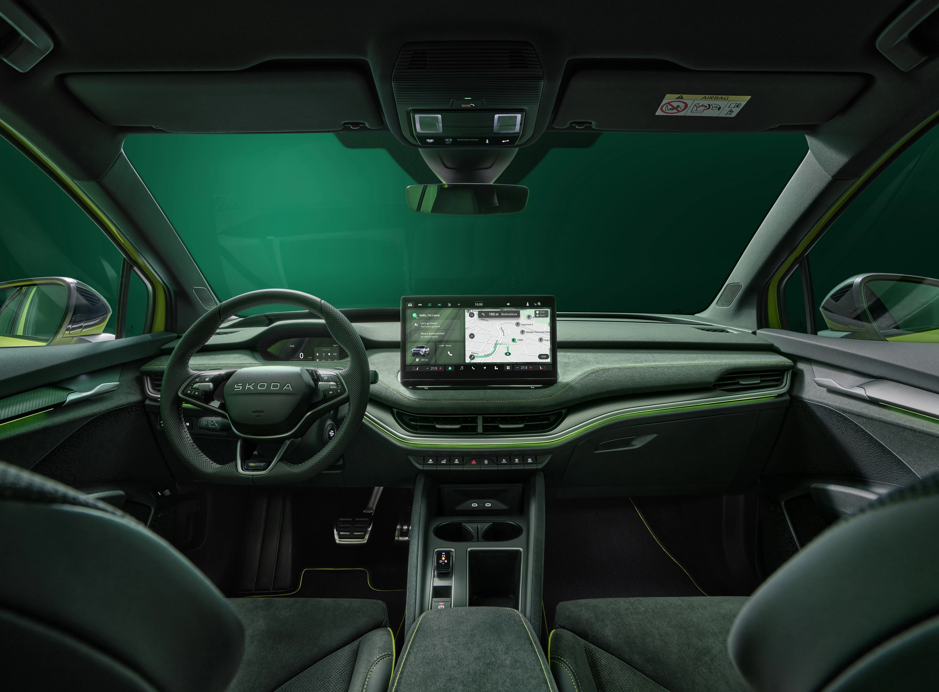 SKODA Elroq RS interior view