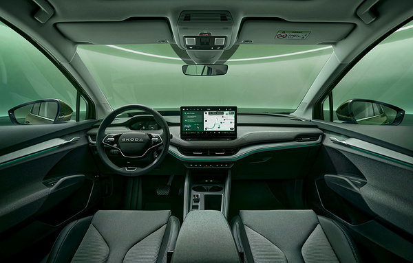 SKODA ENYAQ 85x interior view