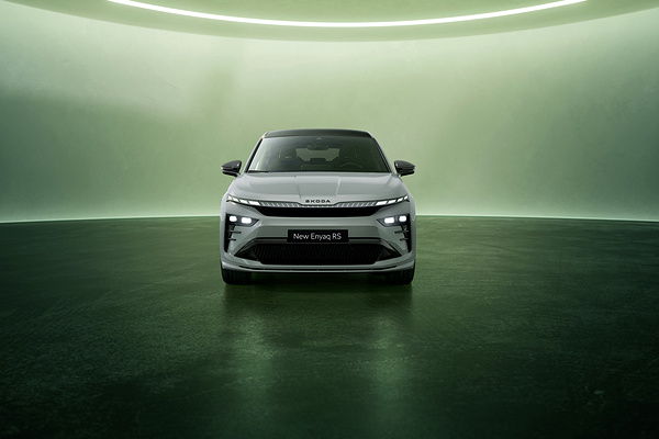 SKODA ENYAQ COUPÉ RS headlights view