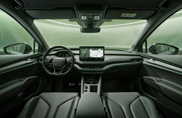 SKODA ENYAQ COUPÉ RS interior view