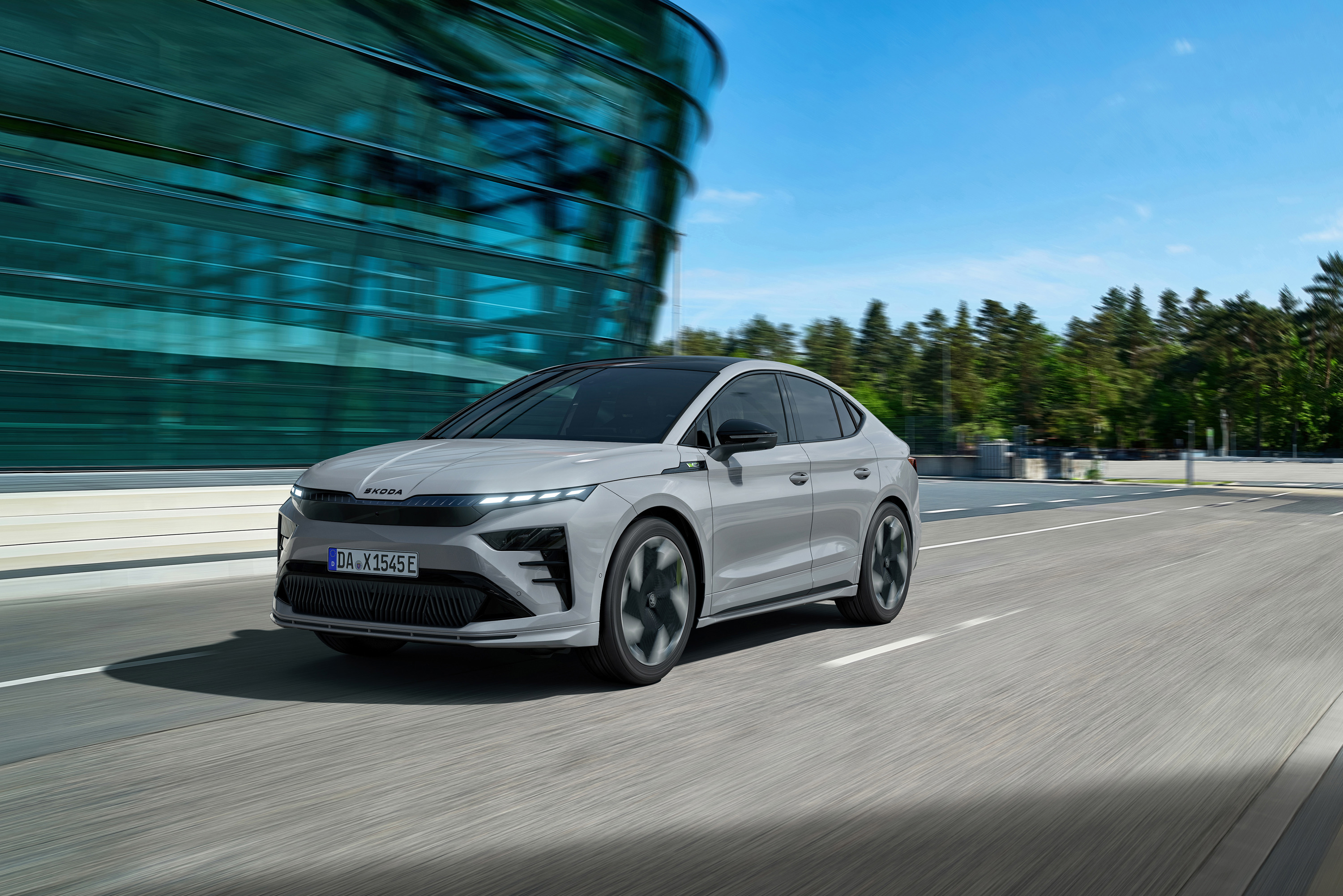 SKODA ENYAQ COUPÉ RS electric vehicle exterior