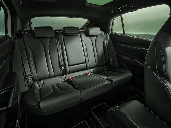 SKODA ENYAQ COUPÉ RS secondrowseats view