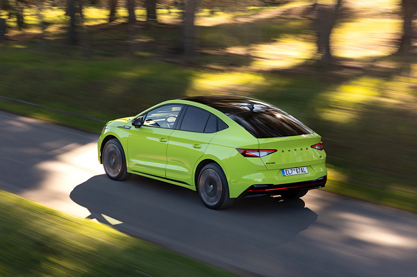 SKODA ENYAQ COUPÉ RS iV exterior view