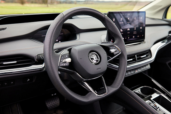 SKODA Enyaq iV80x interior view
